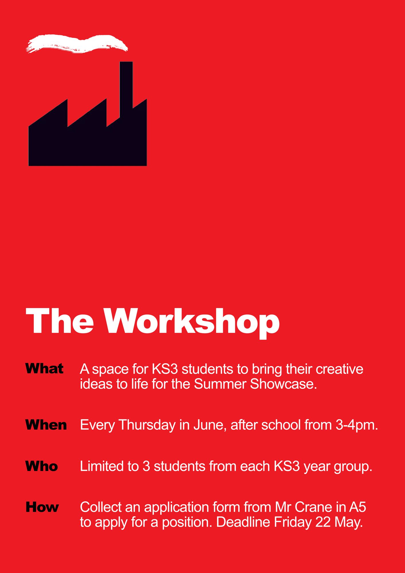 Workshop poster